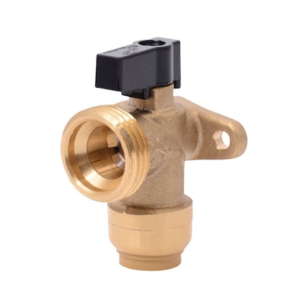 Sharkbite SharkBite 1/2 in. PTC X 3/4 in. MHT Brass Washing Machine Valve 25560LF